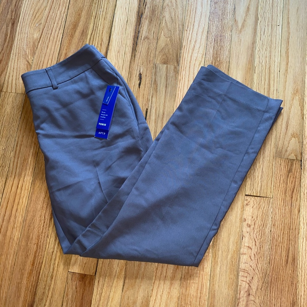 🆕Apt 9 Torie Mid Rise Straight Leg Petite Trouser